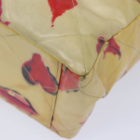 CHANEL Chain Tote Bag Vinyl White CC Auth 77840 - Picture 16 of 16